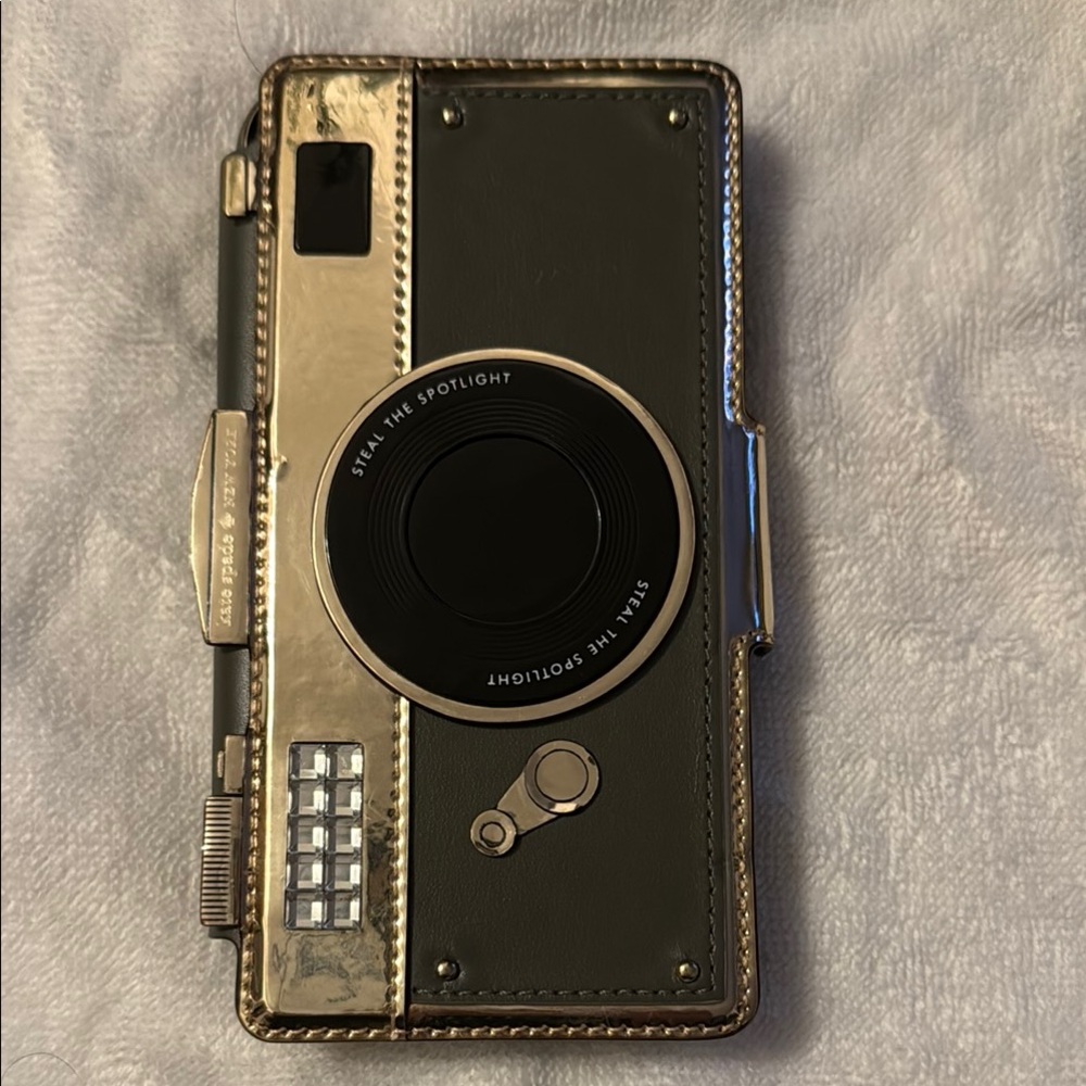 NEW KATE SPADE IPHONE 6 7 8 PLUS CASE CAMERA STEAL THE SPOTLIGHT FOLIO ID WALLET